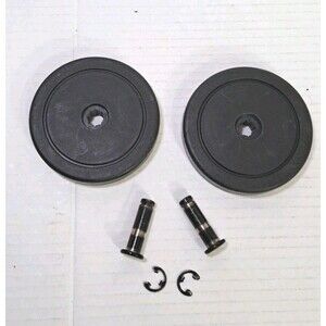 Bissell PowerForce 6579-3 Vacuum OEM Wheels & Pin Clips Set of 2 Parts 203-2037